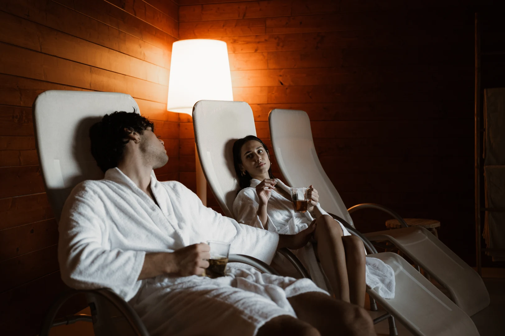 L'area relax della SPA Il Fienile di Ca' Virginia